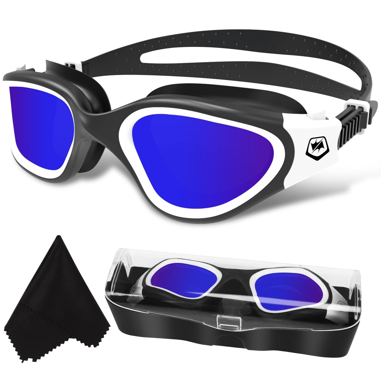 WIN.MAX Polarized Swimming Goggles Swim Pool Goggles Anti Fog Anti UV No Leakage Clear Vision for Men Women Adults Teenagers