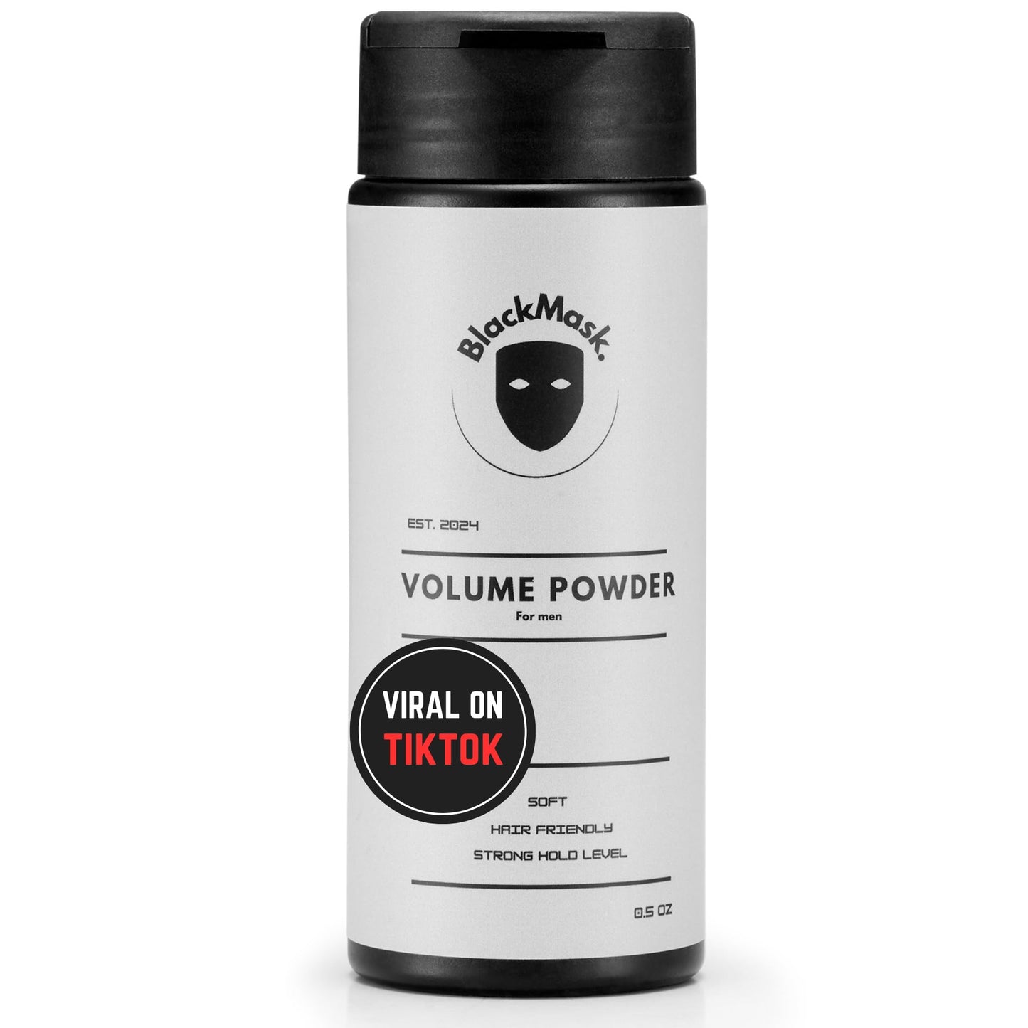 BlackMask Texture Powder for Men, Easy to Apply - Instantly Adds Texture & Volume, All-Natural Ingredients, Strong Hold, Hair Powder for Men