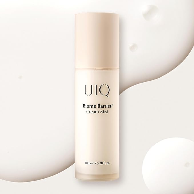 UIQ Biome Barrier Cream Mist - Facial Barrier Mist for Hydration & Skin Barrier Repair, Microbiome-Based Korean Skin Care, 3.38 fl oz