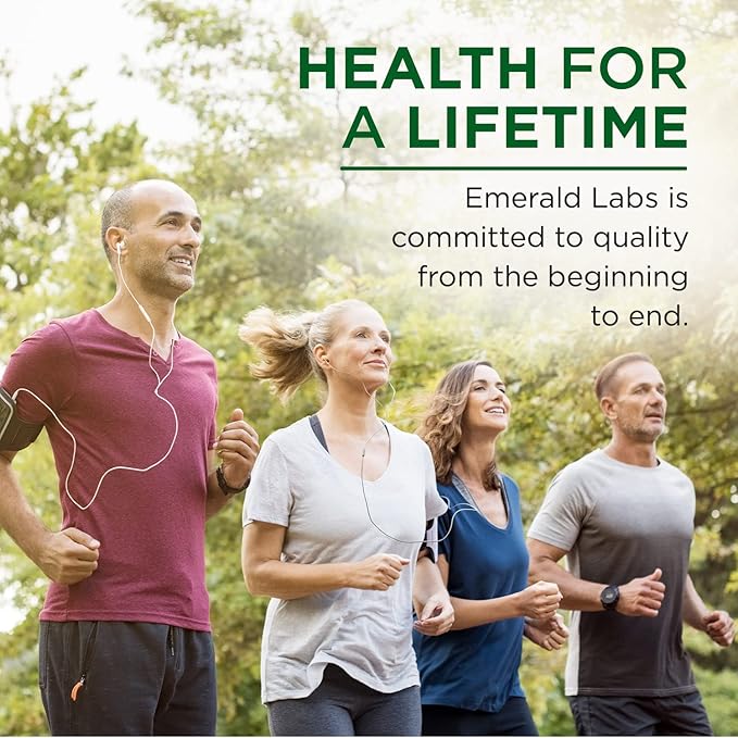 Emerald Labs Women's 45+ Clinical Multi - Multivitamin for Comprehensive Support, Bone & Heart Health* - Designed for Women 45+ - Gluten-Free & Vegetarian - 120 Vegetable Capsules (30-Day Supply)