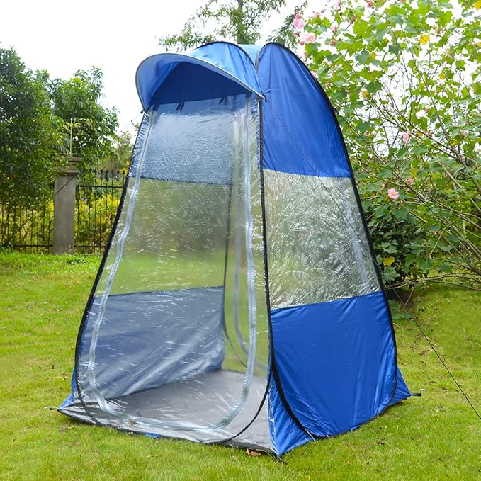 Sports Tent Weather Proof Pod, Sports Tent Pod Outdoor Lightweight Portable Instant Pop Up Shelter for Cold Weather, 1 Person, Fishing