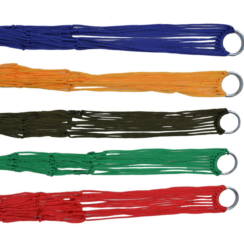 NUOLUX 1Pack Compact Travel Hammock in Green for Sleeping Outdoors 94.5*31.5*2in