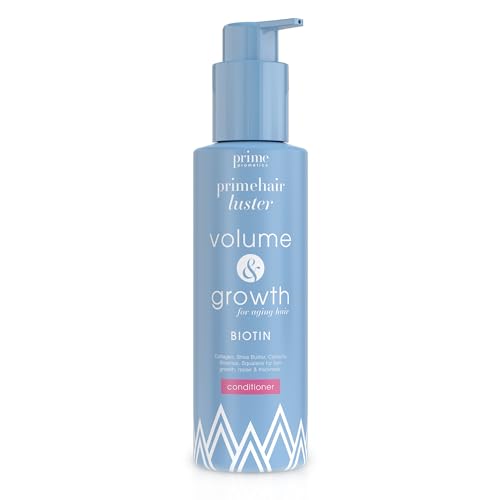 PrimeHair Luster Conditioner for Mature Women – Biotin Enriched, Sulfate-Free and Paraben-Free Conditioner – Perfect for Damaged, Dry, Thinning and Oily Hair