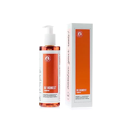 GINGER MILK - Daily use shampoo for all hair types. Controls hair loss and stimulates hair growth with a potent ginger-based formula | 16oz | Be Honest