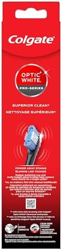 Colgate 360 Optic White Pro-Series Battery Black Toothbrush