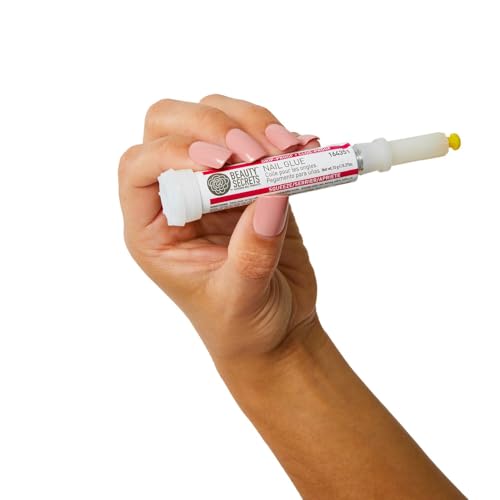Beauty Secrets Nail Glue, Drip & Clog Proof, 6 Pack