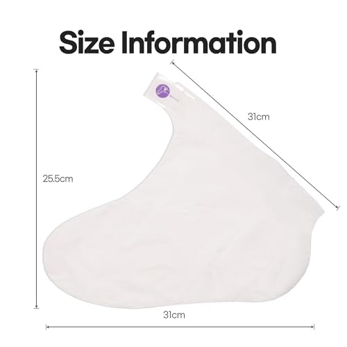 Epielle Relaxing Foot Masks 6 Pairs, Deep Moisturizing Socks for Dry Feet & Cracked Heels, Relieve and Soften with Melatonin & Lavender Extract, Korean Skin Care, Foot Spa, Self Care Gifts for Women