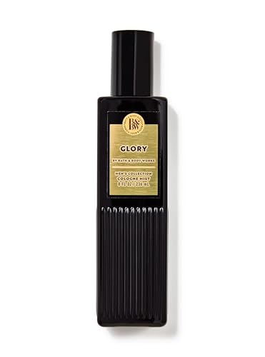 Bath and Body Men's cologne Mist Body Spray a light mist that is easy to layer for a great fragrance experience (8 oz / 226 g, Glory)