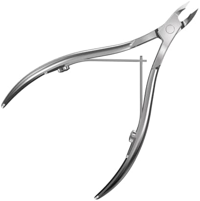 Staleks CLASSIC 12 Cuticle Nippers – 5mm Blade – Stainless Steel – Compact Design – For Home Manicure & Pedicure