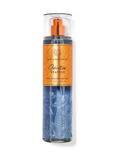 Bath & Body Works Sweater Weather Fine Fragrance Body Spray Mist, Warm Vanilla Sugar (Sweater Weather)