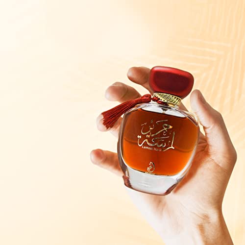 ARABIYAT Lamsat Harir Women's Eau de Perfume | Middle Eastern Spray - Sweet, Fruity, Musky Aromatic Fragrance for Women - 100 ml
