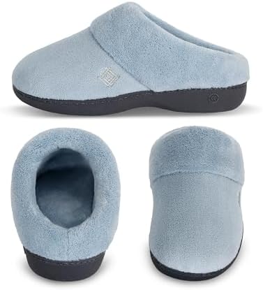 Isotoner Women's Classic Hoodback with Memory Foam Slipper