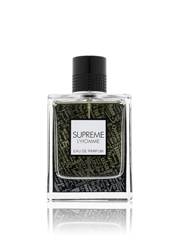 Fragrance World Supreme L'homme Eau De Parfum Spray for Men, 3.4 Ounce