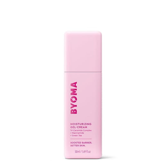 BYOMA Moisturizing Gel Cream - Barrier Repair Cream/Gel Face Lotion with Niacinamide and Green Tea - Ceramide Face Moisturizer for Dry Skin - Alcohol Free, Oil Free Face Moisturizer - 1.69 fl. oz