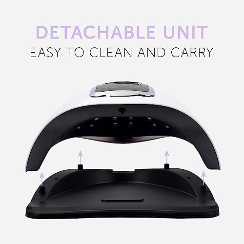 UV lamp for Gel Nails - 280 Watt & 66 Lamps, Professional LED lamp Nails, Fast Nail Dryer, 4 Timer Settings