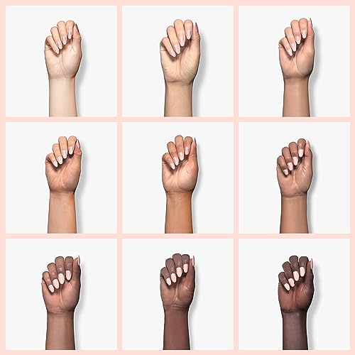 AZUREBEAUTY Translucent Dip Powder - Nail Bed Color 2Oz/56g, Sheer Nude Semi-transparent Clear Soft Peach Pink Dipping Powder Crystal Natural Nail Art Starter Manicure Salon DIY Home for Starter Gift