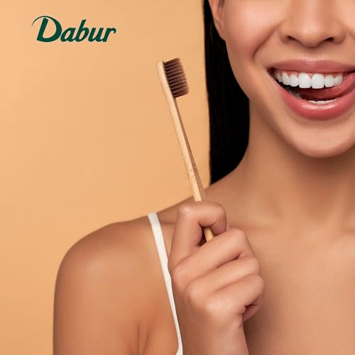 Dabur Fluoride Free Toothpaste – Sensitive Toothpaste with Miswak for Gum Health – Enamel Protection & Tartar Remover for Teeth – Plaque Remover – Gums & Freshens Breath (Pack of 3)