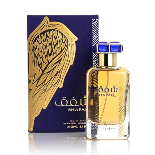 Ard Al Zaafaran Shafaq Eau de Parfum Spray for Unisex, 3.4 Ounce