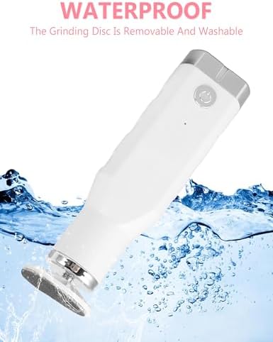 Electric Foot Callus Remover, Dioche 650 RPM Electric Foot File, Adjustable Speed, USB Charging, Removable and Washable, with 60pcs Replacement Sandpaper Disk, for Dead Cracked Hard Skin Calluses