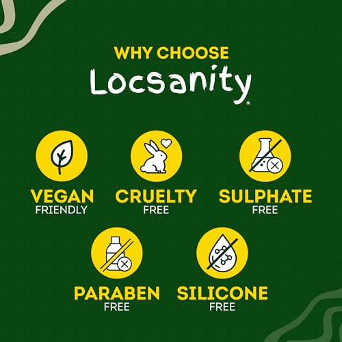 Locsanity Daily Moisturizing Refreshing Spray - Rose Water and Peppermint Hair Scalp Moisturizer for Locs and Dreadlocks (12oz)