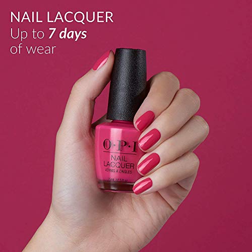 OPI Nail Lacquer Nail Polish | Opaque Dark Black & Gray Crème Chip Resistant Nail Polish | Vegan, Fast Drying, Streak Free