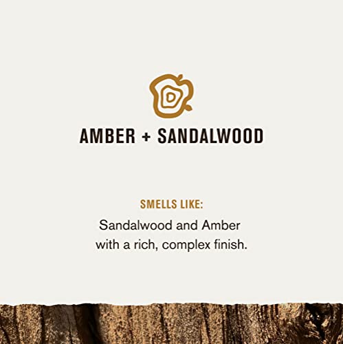 Every Man Jack Men’s Amber + Sandalwood Bath and Body Gift Set - Clean Ingredients & Sandalwood, Amber, and Vetiver scent - Round Out His Routine with Body Wash, 2-in-1 Shampoo, Deodorant & Face Wash