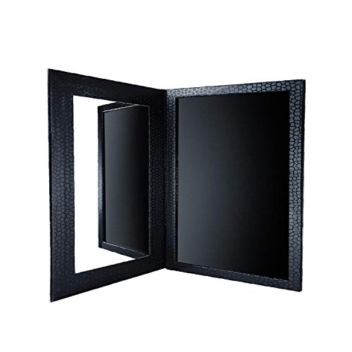Allwon Magnetic Palette Empty Makeup Palette with Mirror for Eyeshadow Lipstick Blush Powder (Black)