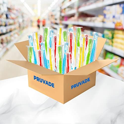 36 Pack Disposable Toothbrushes with Toothpaste, Built In - Prepasted Toothbrushes Individually Wrapped | Single Use Waterless Tooth Brush with Soft Bristles for Airbnb, Hotel, Camping, Travel