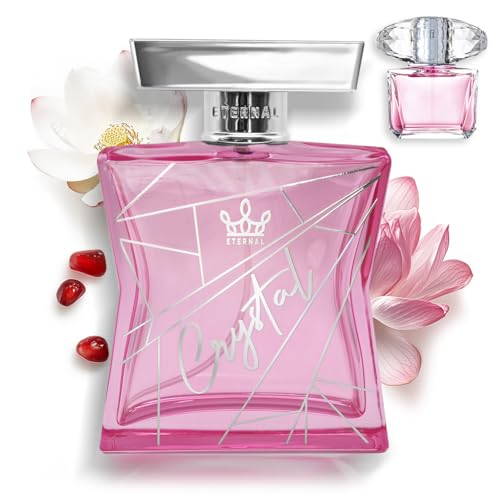 Eternal Crystal - Inspired by Bright Crystal - 3.4 oz (100ml) - Eau de Parfum - Long-lasting - Vegan - Clean Ingredients - Perfume Spray for Women - 2000 sprays per bottle