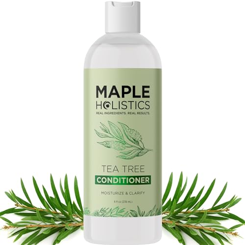 Tea Tree Conditioner for Dry Hair - Tea Tree Oil Conditioner for Oily Hair and Sulfate Free Conditioner for Dry Hair - Cleansing Conditioner and Tea Tree Dry Scalp Care with Tea Tree Oil for Hair