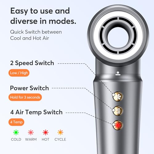 5 in 1 Hair Styler, High-Speed Professional Frizz-Free Hair Dryer Brush, No Heat Damage Air Styler Wrap Blow Dryer - Curl, Volumize, Straighten, 300 Million Ions, Multi Styler, Gift for Women