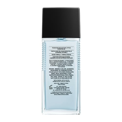 Adidas Moves For Men Eau De Toilette Spray, 1 Fl Oz & Moves for Him Body Fragrance for Men, 2.5 fl oz, Liquid, Grapefruit