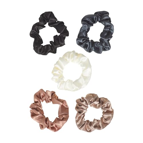 Goody Hair Accessories Kit, Everyday Essentials for Women - 51 PC Neutral Color Set for All Types - Ouchless Damage-Free Ties, SlideProof Claw Clips, Snap Clips, Scrunchies, Tanglefix Brush