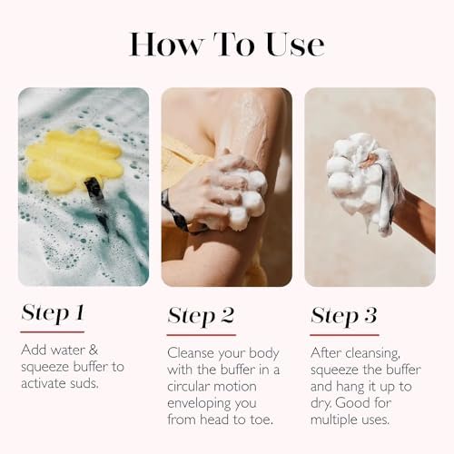 Spongellé Snowpeople Gift Set Body Wash Infused Buffers, Let It Snow
