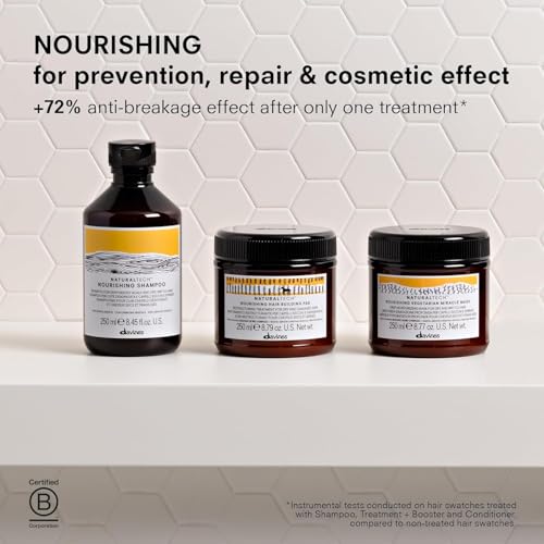 Davines Naturaltech NOURISHING Keratin Sealer, No Rinse Softening And Protection to Strengthen And Defend Against Split Ends, 3.38 Fl. Oz.