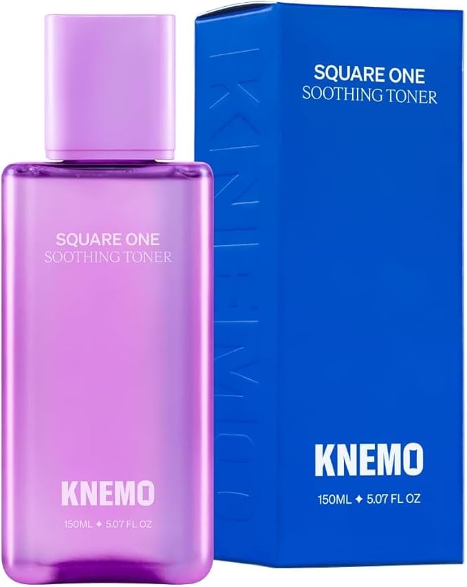 Square One Soothing Toner for Sensitive Skin with Calming CICA, Tea Tree, Anti-Sebum, Antioxidants, AHA, PHA, Niacinamide, Vegan, Cooling, Fragrance-Free | 5.07 fl oz ✦ 150ml