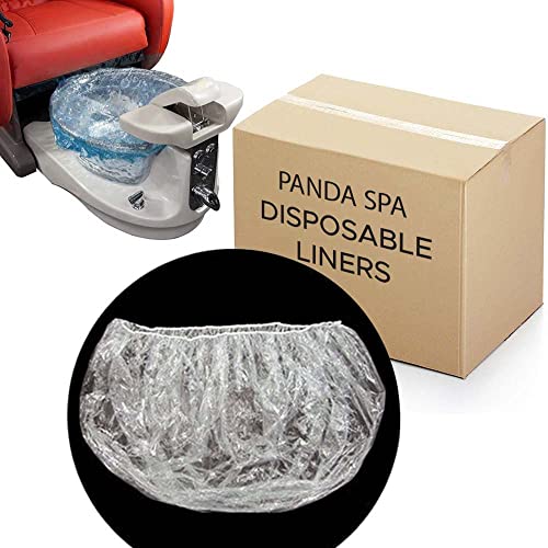 PandaSpa by Karlash Ultra Premium Spa Disposable Liners One Size Fits most Pedicure Spa 100pcs (100 Count (Pack of 1))