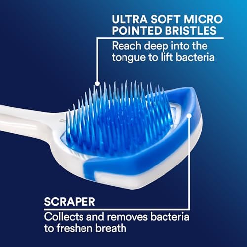 Orabrush Tongue Scraper, Multi, 4 Count
