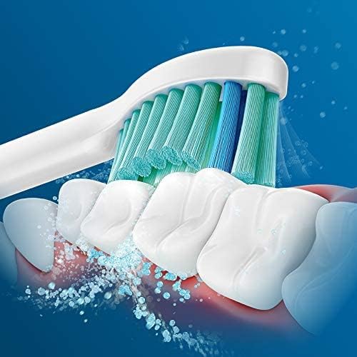 Philips Genuine Sonicare Pro Results Brush Heads, White, Pack of 4 - HX6014/07