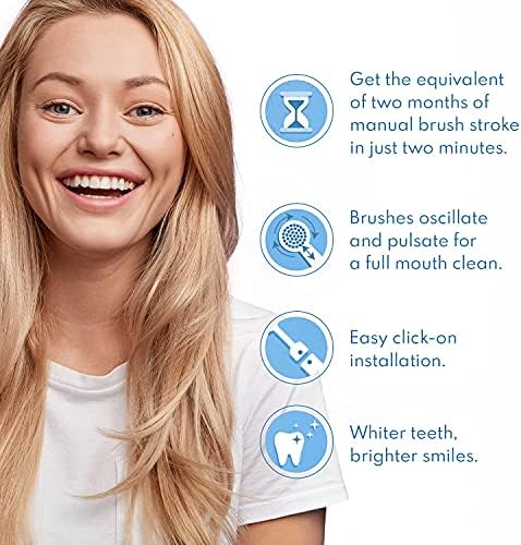 Replacement Toothbrush Heads Compatible with Oral B Electric Toothbrush Replacement Heads Precision Brush Heads Refills for Oralb Braun Pro 1000/7000/9600/500/3000/5000/6000/8000 Sensitive Precision +