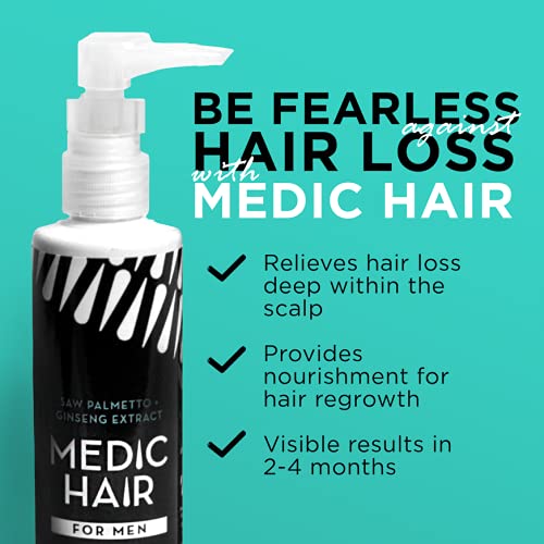 FOR MEN 90ml, 3.04 fl oz, Contains Saw Palmetto and Ginseng Extract, DHT Blocking, Natural, Healthy Hair Growth