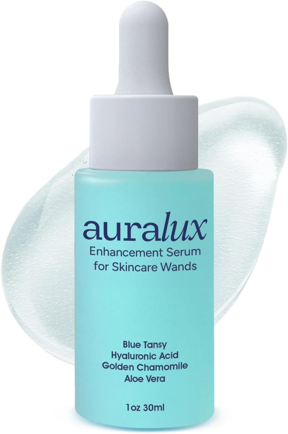 Red Light Therapy Activation Serum for Face and Neck - for Facial Wand, Red Light Therapy & Microcurrent Facial Device - Natural Formula - Blue Tansy, Hyaluronic Acid, Golden Chamomile, Aloe Vera