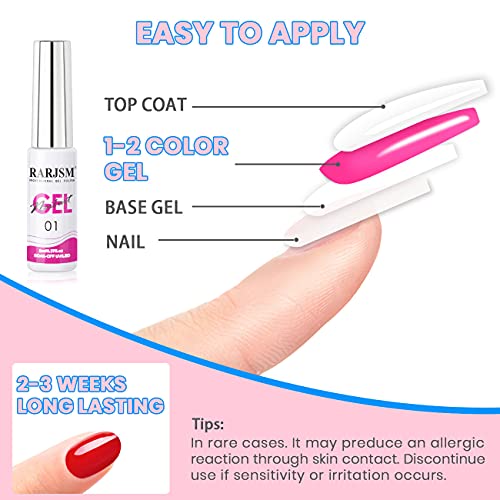 RARJSM Painted Gel Nail Polish Set, Line Art Gel 12 Colors Neon Pink Yellow Green Glitter Silver Gold Nail Art Painting Manicure Tools DIY Drawing NailGel for Line U V L E D Required