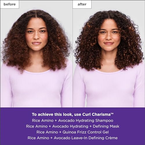 Briogeo Curl Charisma Rice Amino + Avocado Hydrating & Defining Mask, Hair Mask for Wavy, Curly, and Coily Hair, Deeply Nourishes and Defines Curl Pattern, Protein-Free, Vegan, Cruelty-Free