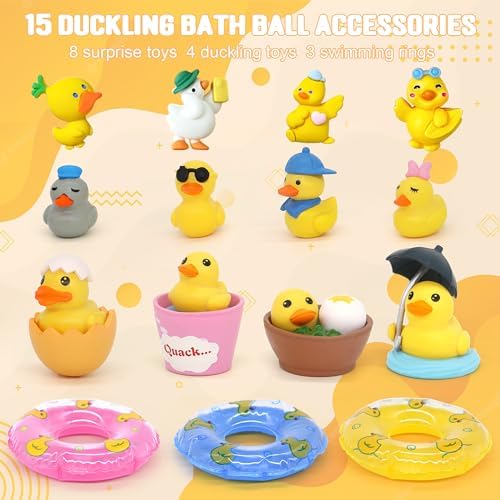 Bath Bombs for Kids with Surprise Inside,8 Pack Kids Bath Bombs Gift Set, Natural and Organic Bubble Bath Fizzy with Bath Toys, Birthday Gifts for Girls Boys