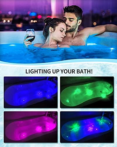 Light Up Bath Bombs with Surprise Inside, 4.23 oz XL Natural Gift Set 6 with Essential Oils, Magnesium Large Bath Bombs for Women Relaxing Spa Skin Moisturize Gifts for Women