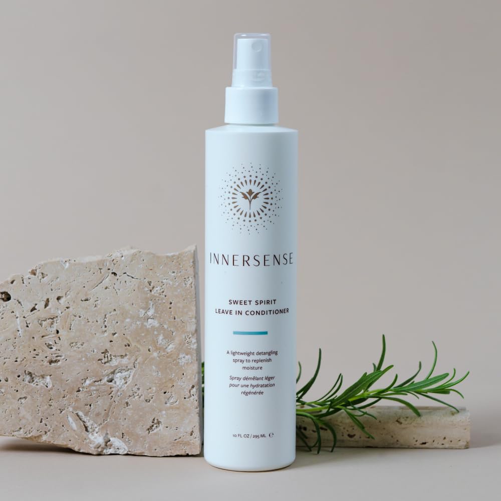 INNERSENSE Organic Beauty - Natural Sweet Spirit Leave-In Conditioner | Non-Toxic, Cruelty-Free, Clean Haircare (Refill Pouch, 32 fl oz | 946 ml)