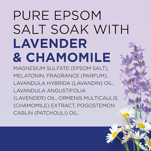 Dr Teal's Sleep Bath Gift Set, Melatonin & Essential Oil Blend, 4 Piece
