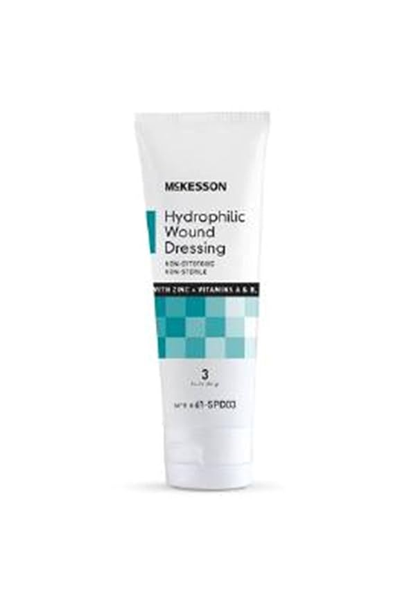Mckesson Hydrophilic Wound Dressing with Zinc Plus Vitamins A and B6 3Oz Tube - 1/Each (1/Tube)