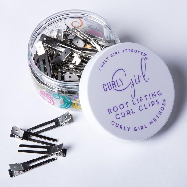 Curly Girl® 50 Double Prong, Root Lifting Hair Clips for Adding Volume to Curly Hair